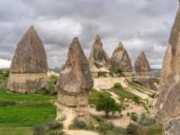 Herrlicher Ausblick auf die schwertförmigen Felstürme im Schwertertal